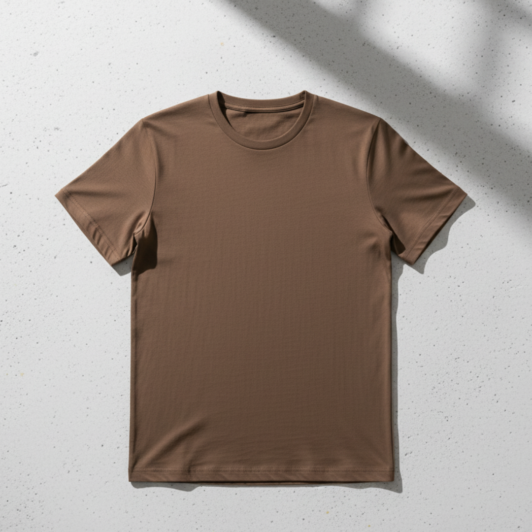 Playera Algodon Caballero Cuello Redondo