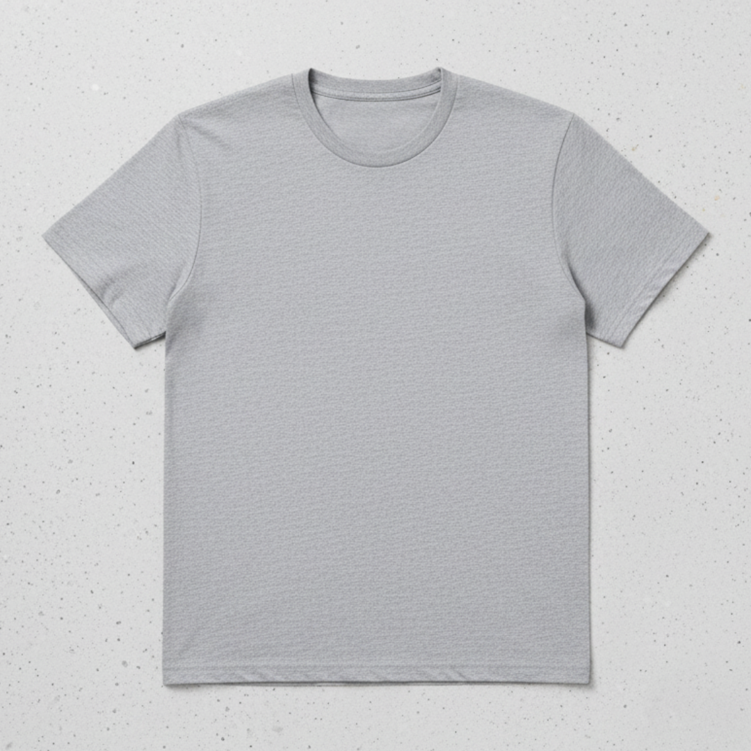 Playera Algodon Caballero Cuello Redondo