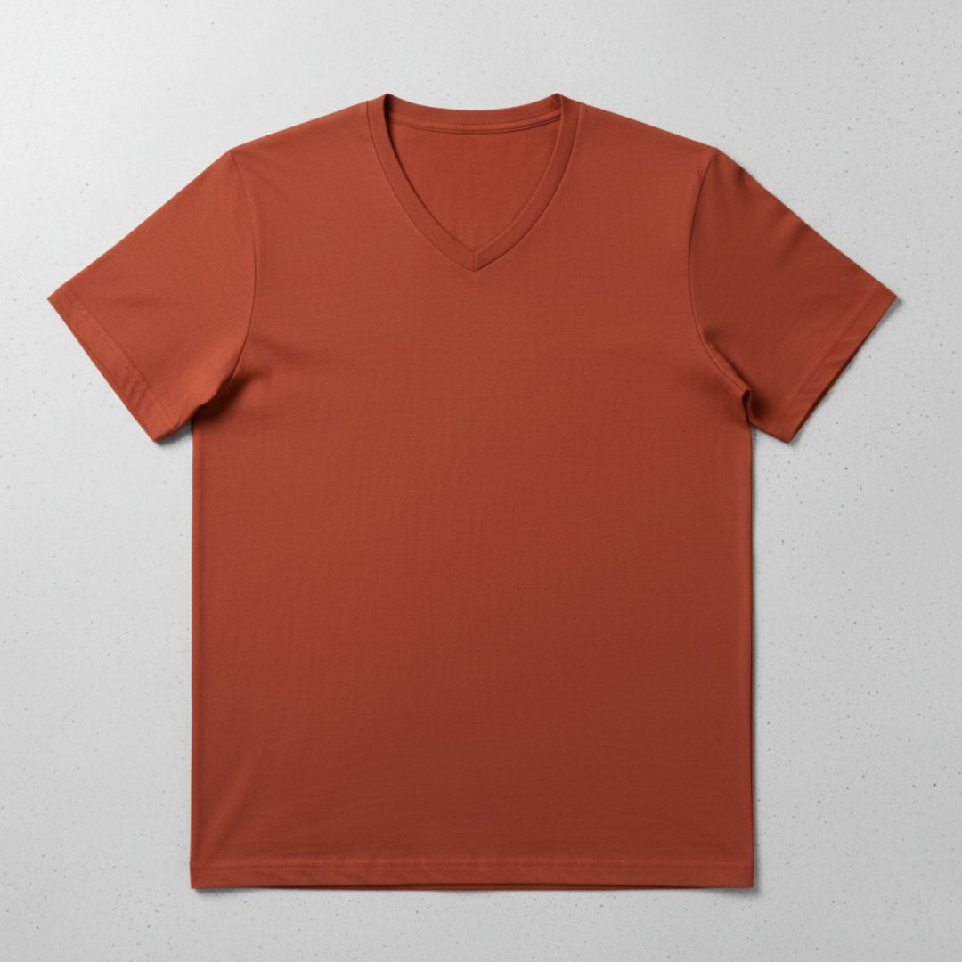 Playera Cuello V Caballero