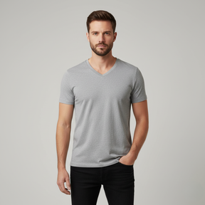 Playera Cuello V Caballero